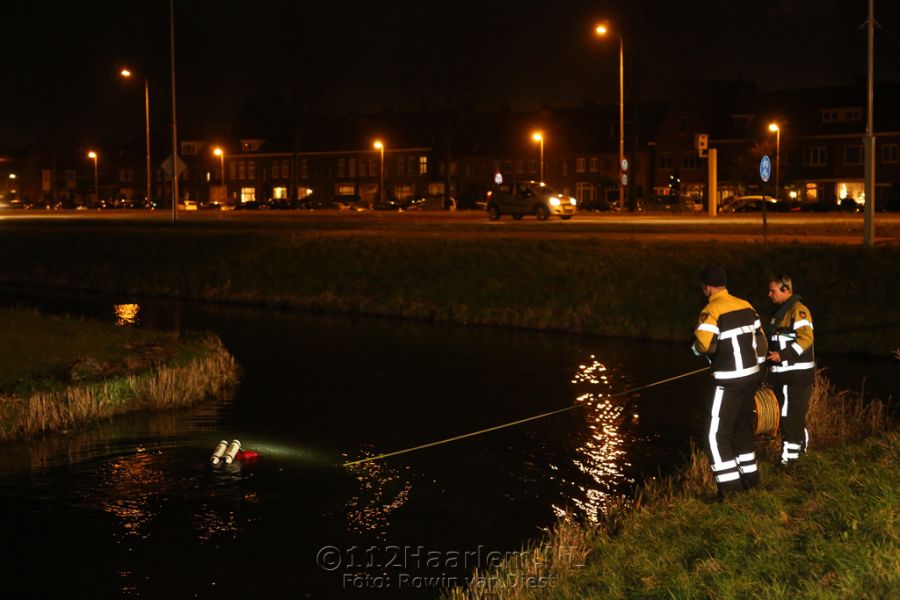 Zoekactie na aantreffen fiets in sloot langs Sleedoornweg