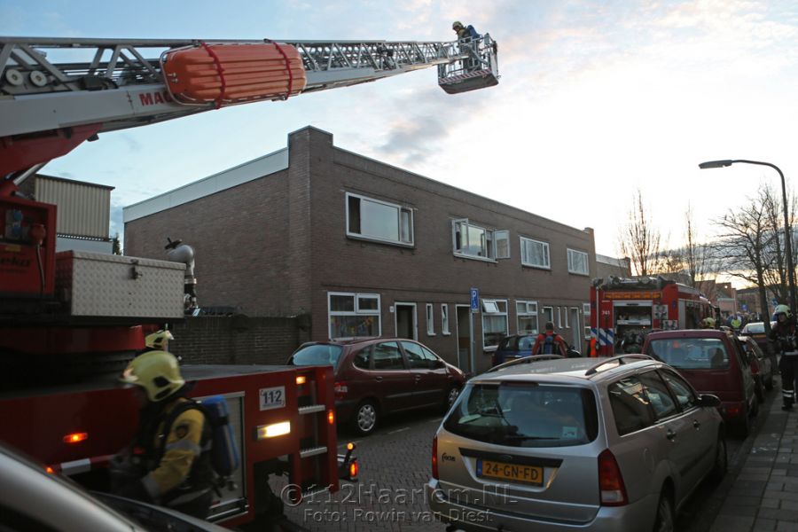 Bovenetage van woning verwoest door brand in Van Beresteynstraat