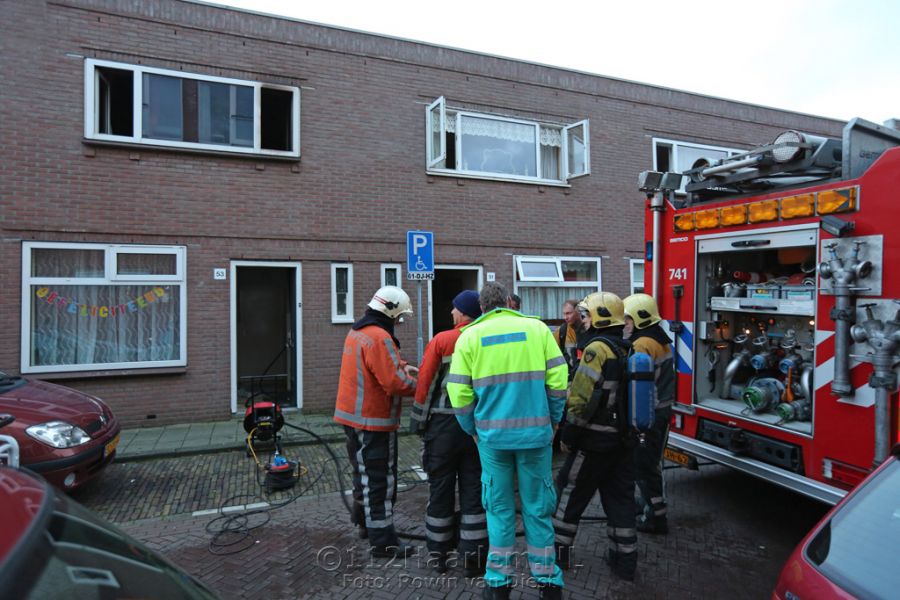Bovenetage van woning verwoest door brand in Van Beresteynstraat