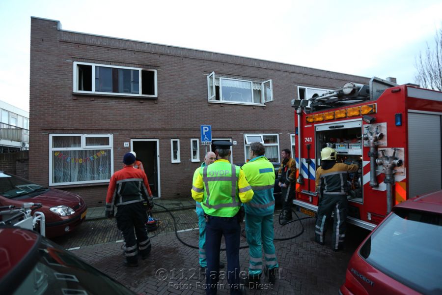 Bovenetage van woning verwoest door brand in Van Beresteynstraat