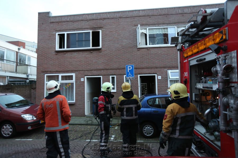 Bovenetage van woning verwoest door brand in Van Beresteynstraat