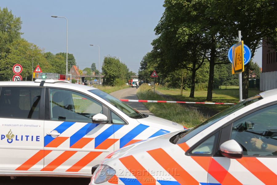 Treinverkeer Haarlem-Zandvoort stilgelegd wegens gaslek langs de Zijlweg