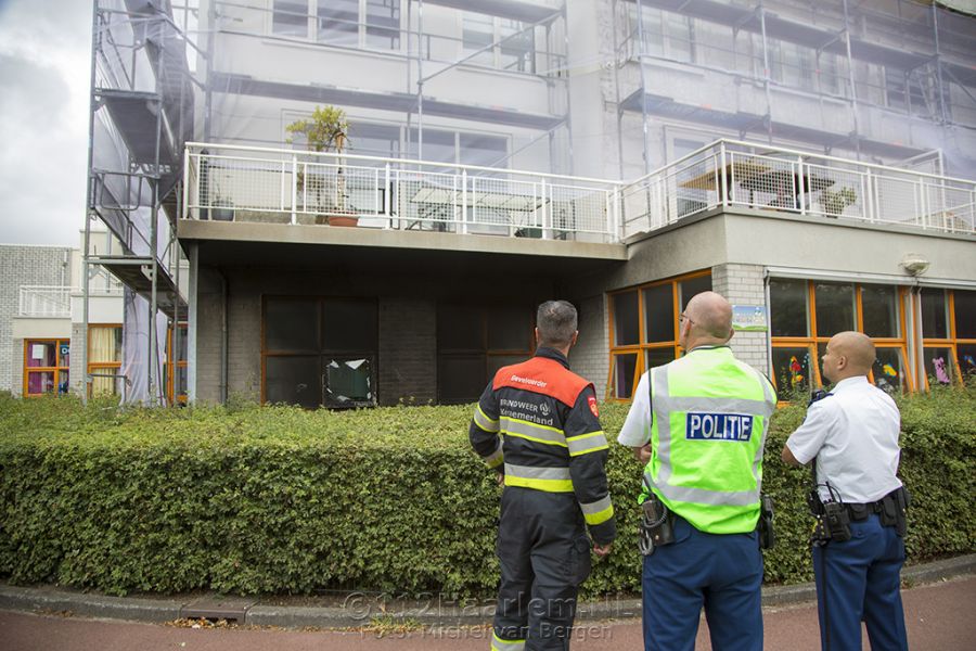 Matras in de brand gestoken tegen kinderdagverblijf in Haarlem-Noord