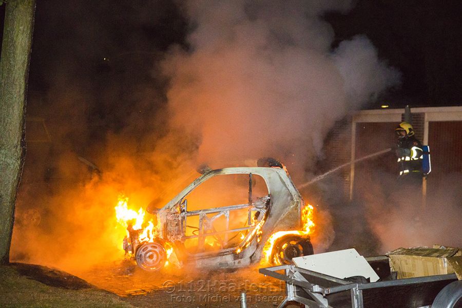 Twee verschillende autobranden binnen 40 minuten