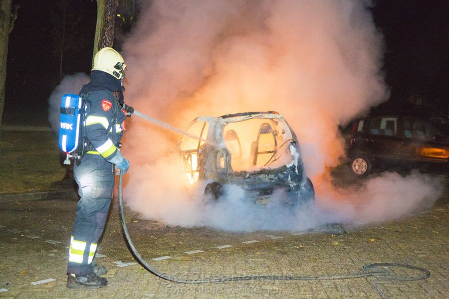Twee verschillende autobranden binnen 40 minuten